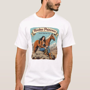 Rodeo Princess T-Shirt Design – Bold and Stylish W
