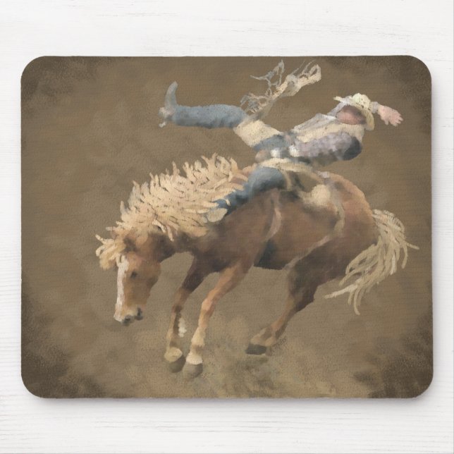 Rodeo Rider Mouse Pad (Front)