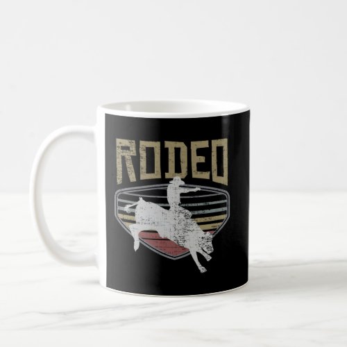 Rodeo Style Bull Riding Coffee Mug