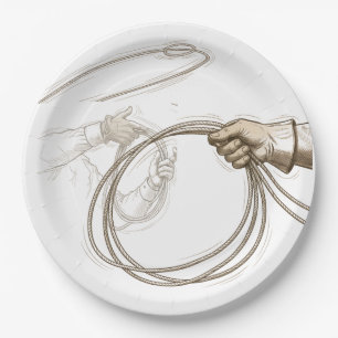 Rodeo Theme Paper Plates