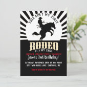 Rodeo Themed Second Birthday Invitation (Standing Front)