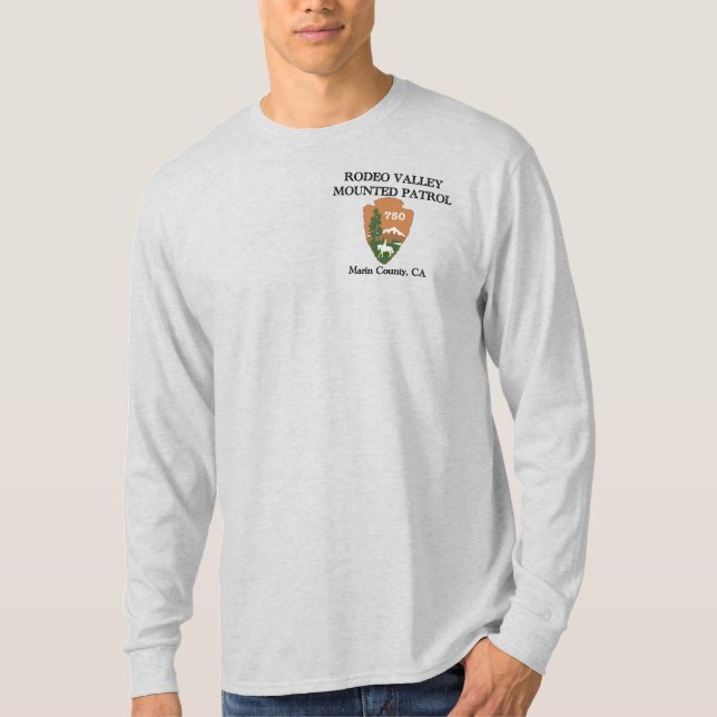 Rodeo Valley Mounted Patrol Long Sleeve T-Shirt (Front)