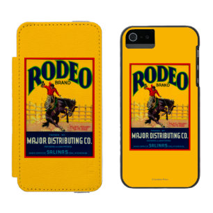 Rodeo Vegetable LabelSalinas, CA Wallet Case For iPhone SE/5/5s