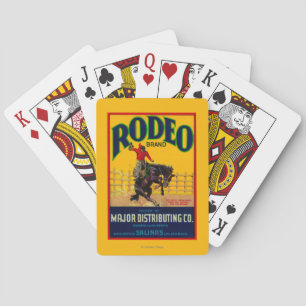 Rodeo Vegetable LabelSalinas, CA Poker Cards