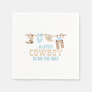 Rodeo Western Cowboy Baby Shower Napkins