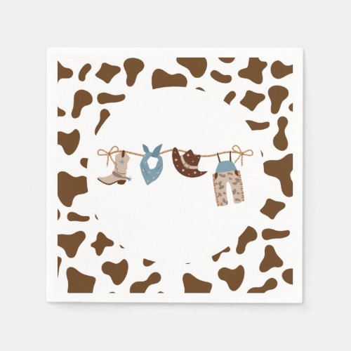 Rodeo Western Cowboy Baby Shower Napkins