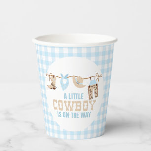 Rodeo Western Cowboy Baby Shower Paper Cups