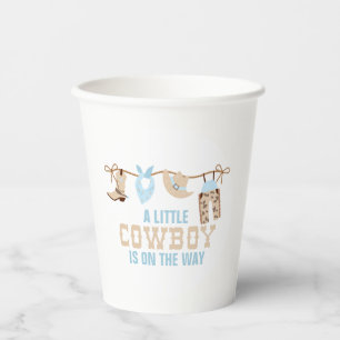 Rodeo Western Cowboy Baby Shower Paper Cups