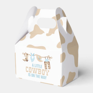 Rodeo Western Cowboy Baby Shower Paper Plates Favor Boxes