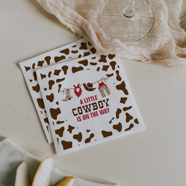 Rodeo Western Cowboy Baby Shower Paper Plates Napkins (Creator Uploaded)