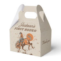 Rodeo Western Cowboy Birthday Favor Box