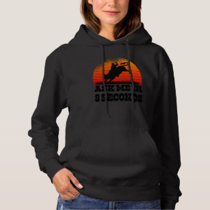 Rodeo Western Cowboy Wild West Retro Bull Hoodie