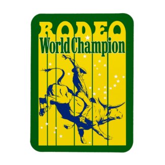 rodeo world champion magnet