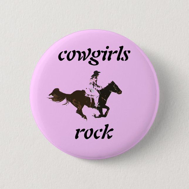 rodeos pinback button (Front)