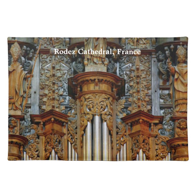 Rodez Cathedral, France Placemat (Front)