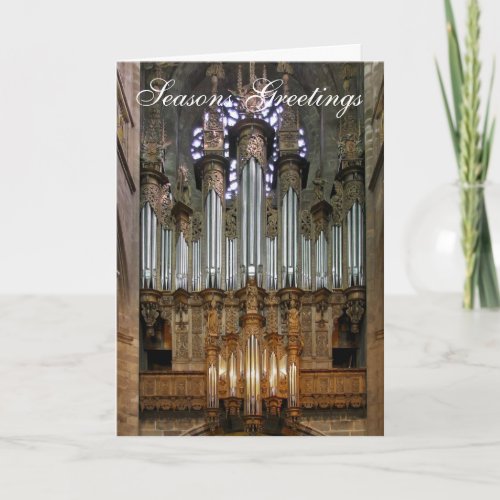 Rodez Cathedral organ Holiday Card