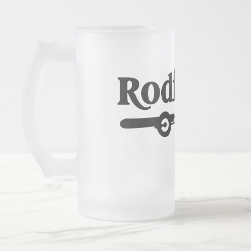 Rodfather Mug Fathers Day Frosted Glass Beer Mug