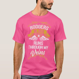 Rodgers Blood Runs Through My Veins T-Shirt