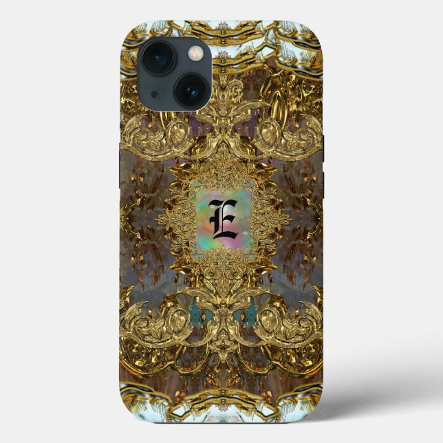Rodgette Moore Elegant Monogram  Case-Mate iPhone Case (Back)