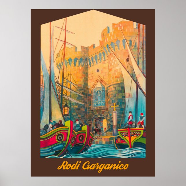 Rodi Garganico, Italy Poster (Front)