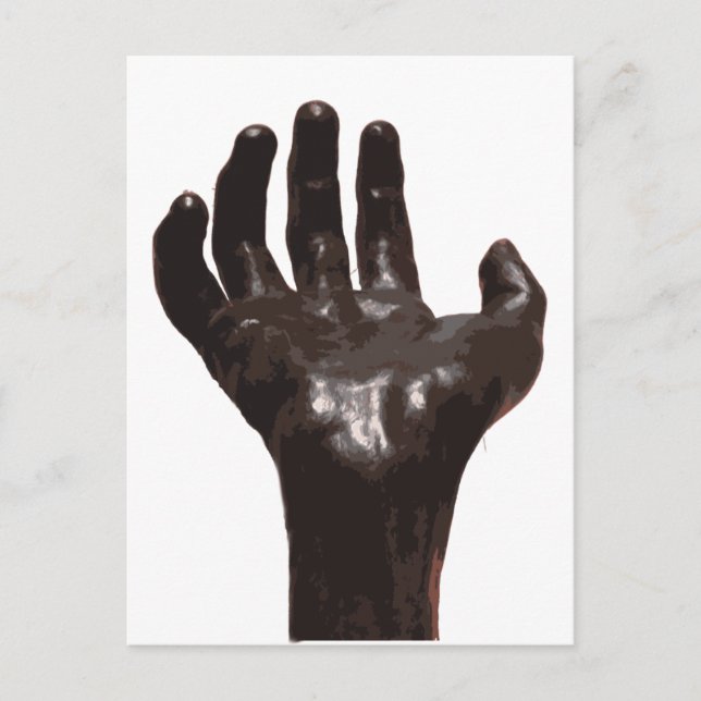 Rodin's Hand Postcard (Front)