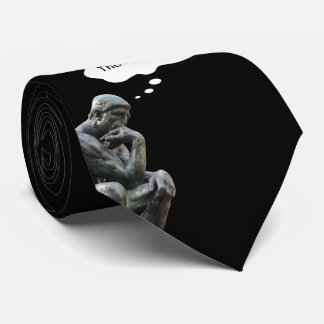 Rodin's Thinker - Add Your Custom Thought Neck Tie