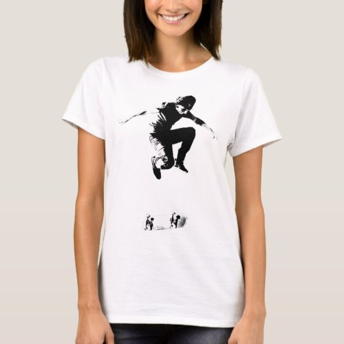 Rodney Mullen Treflip B_amp_W Graphic   T_Shirt