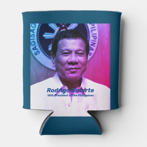 Rodrigo Duterte 16th President of the Philippines Can Cooler