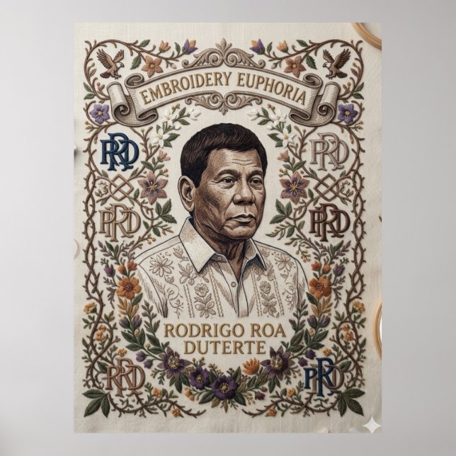 RODRIGO ROA DUTERTE-Philippine Love President Poster (Front)