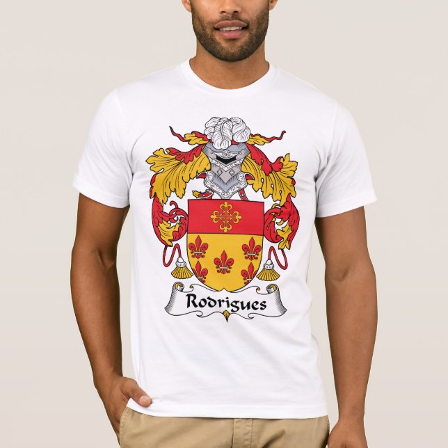 Rodrigues Family Crest T-Shirt (Front)