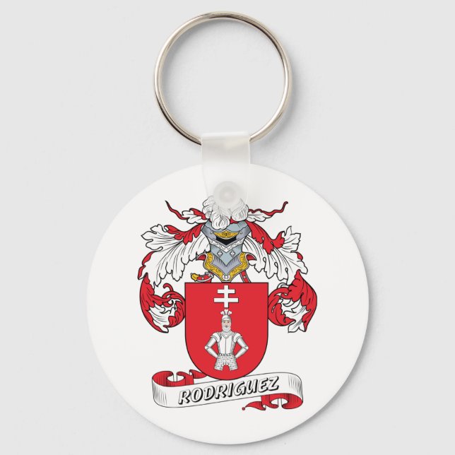 Rodriguez Family Crest Keychain (Front)