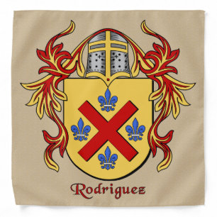 Rodriguez Historical Coat of Arms Bandana