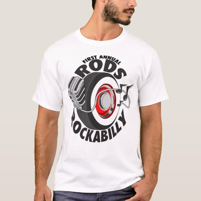 Rods n Rockabilly T-shirt (Front)