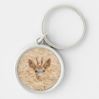 Roe Buck in Golden Wheat Wildlife Keychain