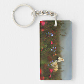 Roe in a Meadow Acrylic Keychain