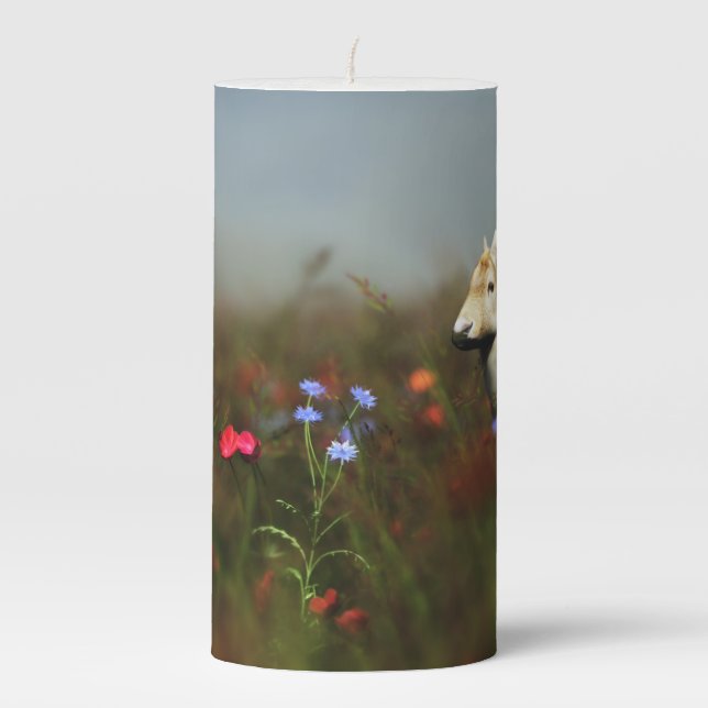 Roe in a Meadow Candle (Front)