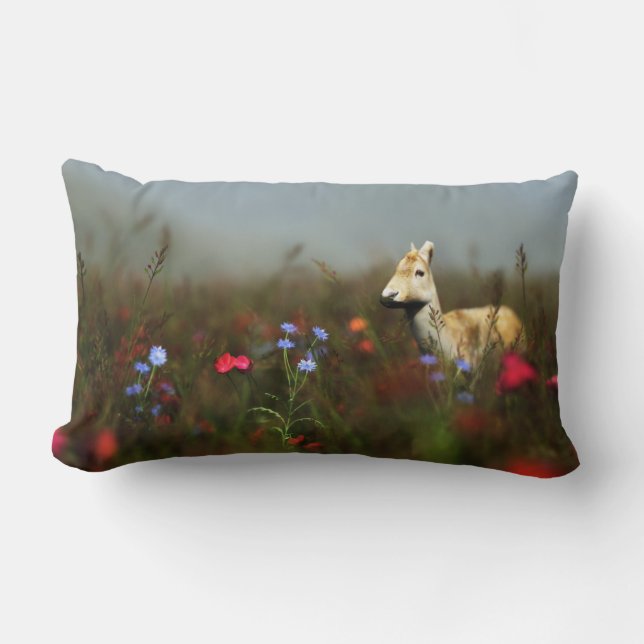 Roe in a Meadow Pillow (Front)