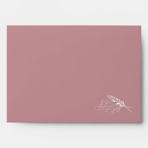 ROE Pink & White Simple Wedding Envelope