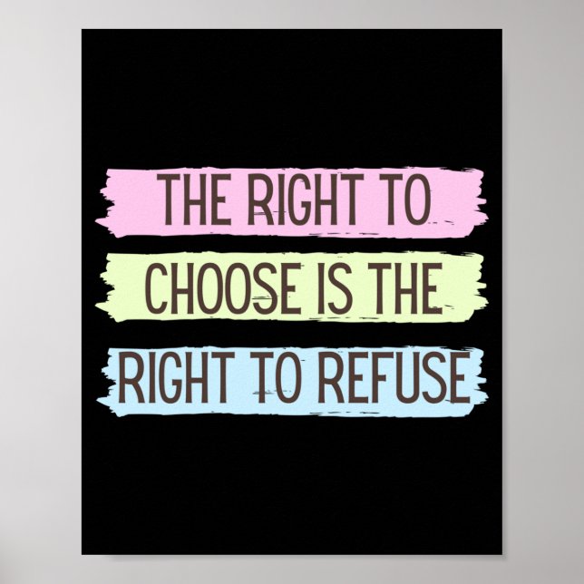 Roe Vs Wade Pro Choice Abortion Rights Women s Fre Poster (Front)