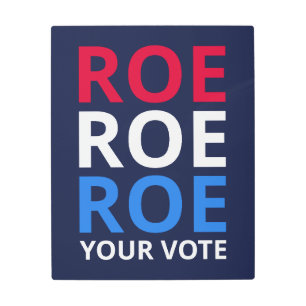 Roe Your Vote I Metal Print