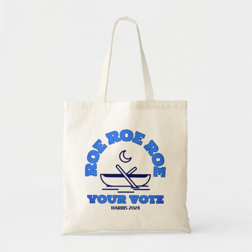 ROE Your Vote Row Boat Tote Bag