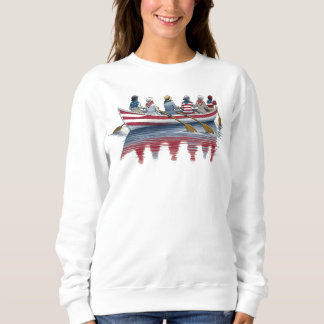 roe your vote (women voting image only) sweatshirt