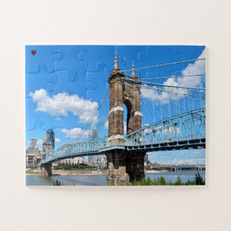 Roebling Bridge Ohio Jigsaw Puzzle
