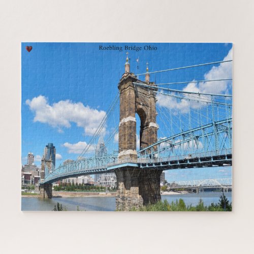 Roebling Bridge Ohio Jigsaw Puzzle