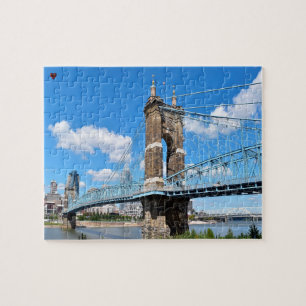 Roebling Bridge Ohio Jigsaw Puzzle
