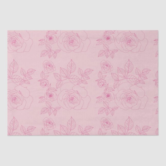 Roes Pink Tissue Paper (Front)