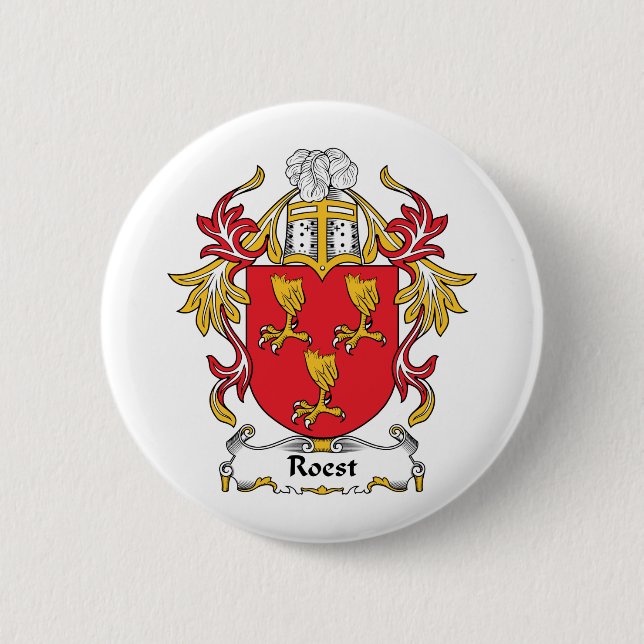 Roest Family Crest Button (Front)