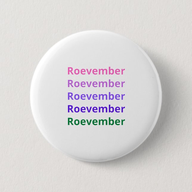 Roevember Button (Front)