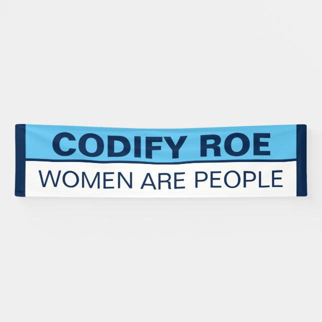 Roevember Codify Roe Women Are People Banner (Horizontal)
