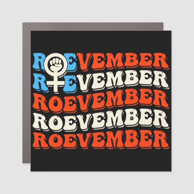 Roevember November 24 Election  Car Magnet (Front)